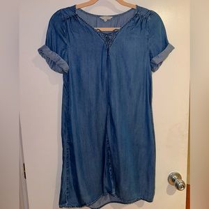 Lucky Brand Short Sleeve Blue Dress